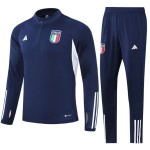 Italien Quarter Zip Navy Version Sweatshirts Anzüge 2023-24 Italien Quarter Zip Navy Version Sweatshirts Anzüge 2023-24